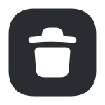 Trush Square SVG Icon